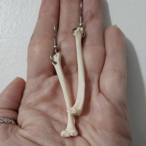 Ethically Sourced Mink Bone Earrings